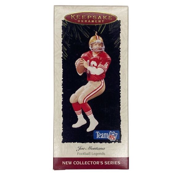 Joe Montana Football Legends 1st in Series 49ers Hallmark Ornament - Picture 1 of 3